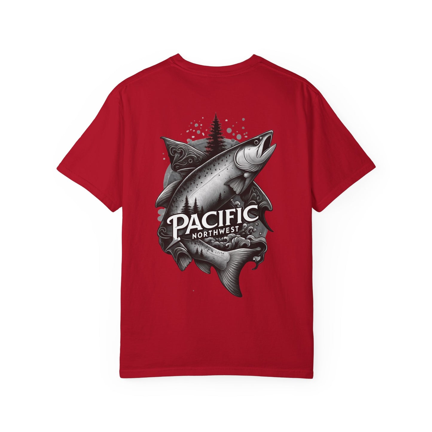 Pacific Northwest Adventure T-shirt, Unisex Graphic Tee, Fishing Lover Gift, Nature Apparel, Outdoor Enthusiast Shirt