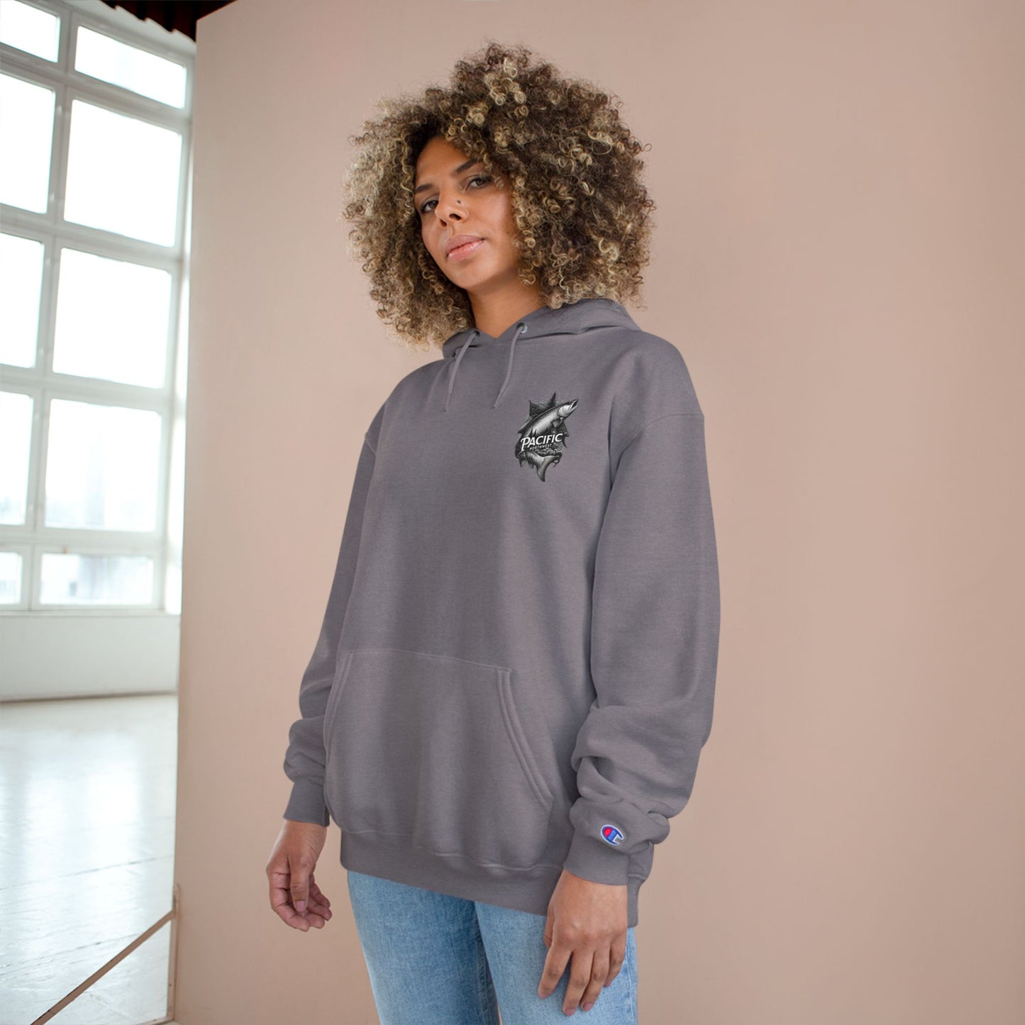 Pacific Fish Champion Hoodie - Outdoor Apparel, Fishing Gift, Nature Lover Hoodie, Adventure Gear, Casual Wear
