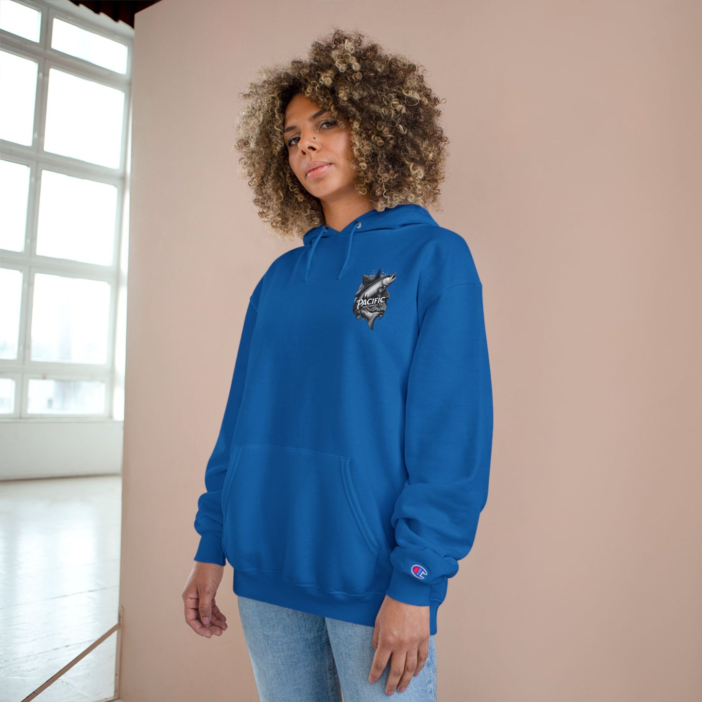 Pacific Fish Champion Hoodie - Outdoor Apparel, Fishing Gift, Nature Lover Hoodie, Adventure Gear, Casual Wear