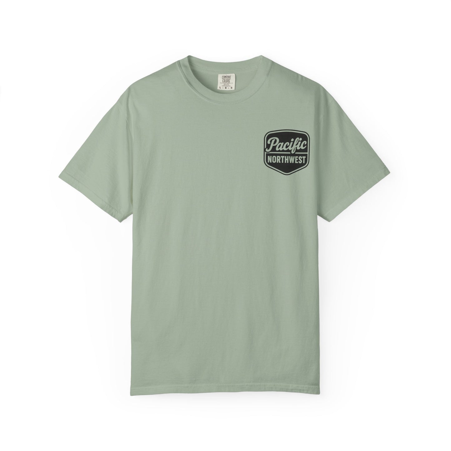Unisex Garment-Dyed T-shirt with Pacific Northwest Design, Casual Wear, Outdoor Adventure Tee, Summer Vacation Top, Gift for Nature Lovers
