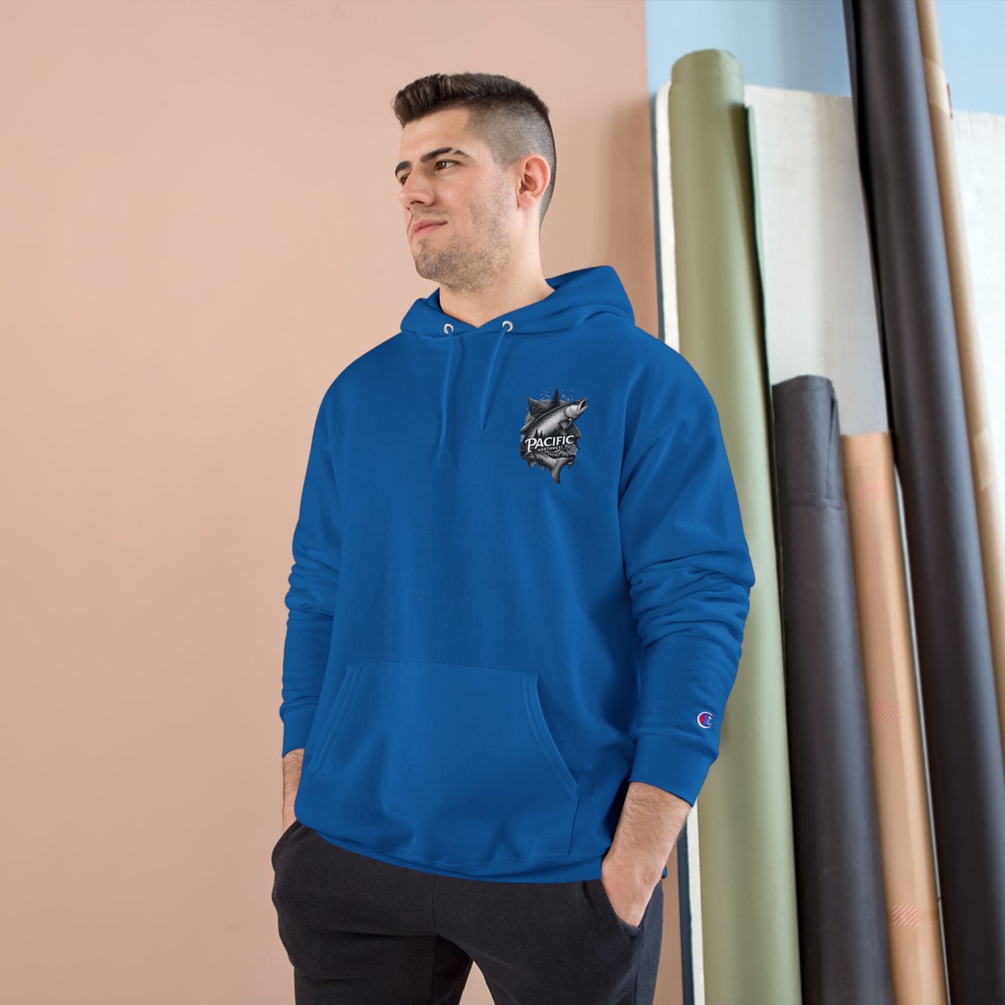 Pacific Fish Champion Hoodie - Outdoor Apparel, Fishing Gift, Nature Lover Hoodie, Adventure Gear, Casual Wear