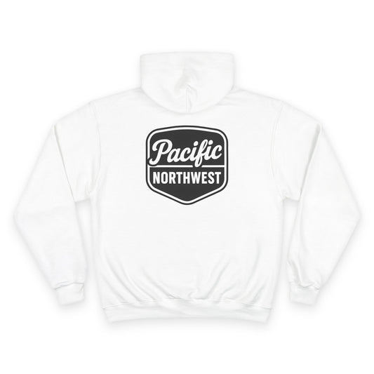 Pacific Northwest Champion Hoodie - Cozy Fashion for Nature Lovers, Gifts for Adventurers, Outdoor Apparel, Winter Warmth, Trendy Streetwear