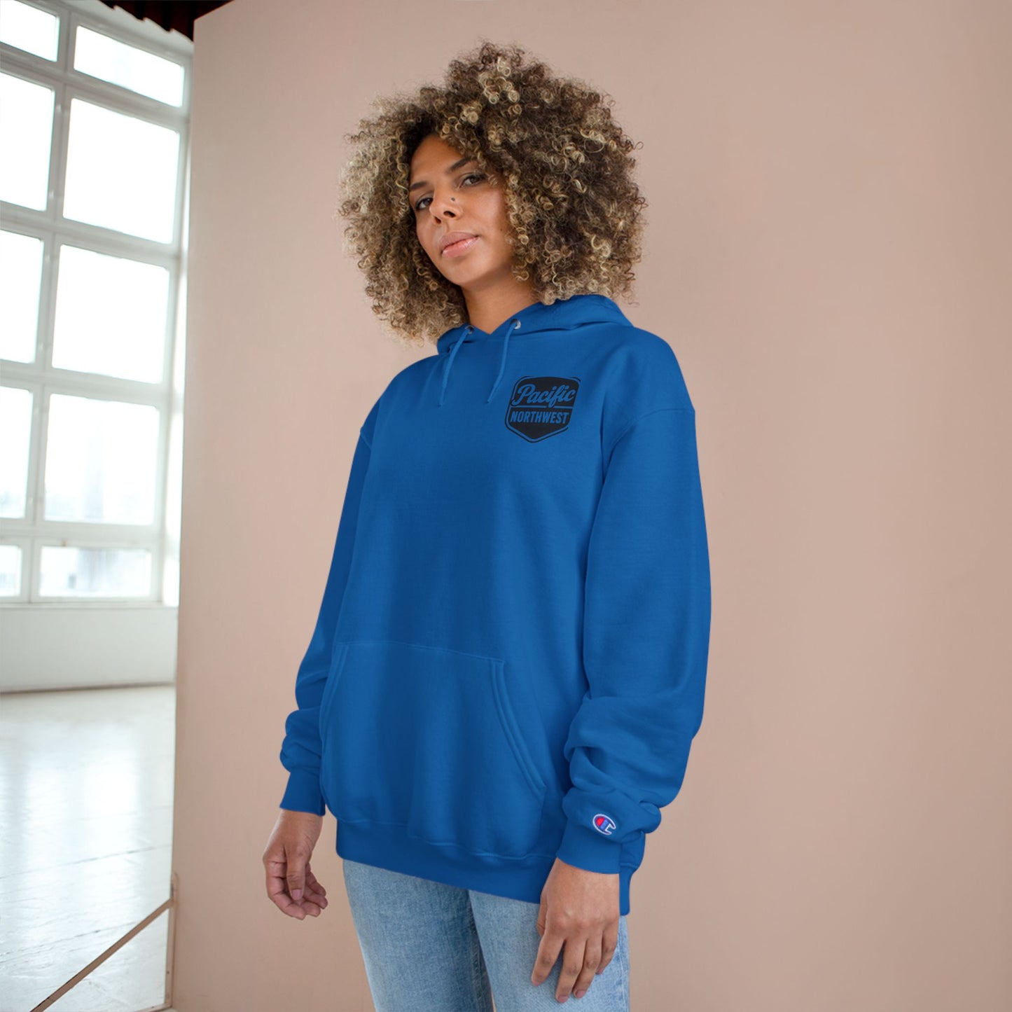 Pacific Northwest Champion Hoodie - Cozy Fashion for Nature Lovers, Gifts for Adventurers, Outdoor Apparel, Winter Warmth, Trendy Streetwear