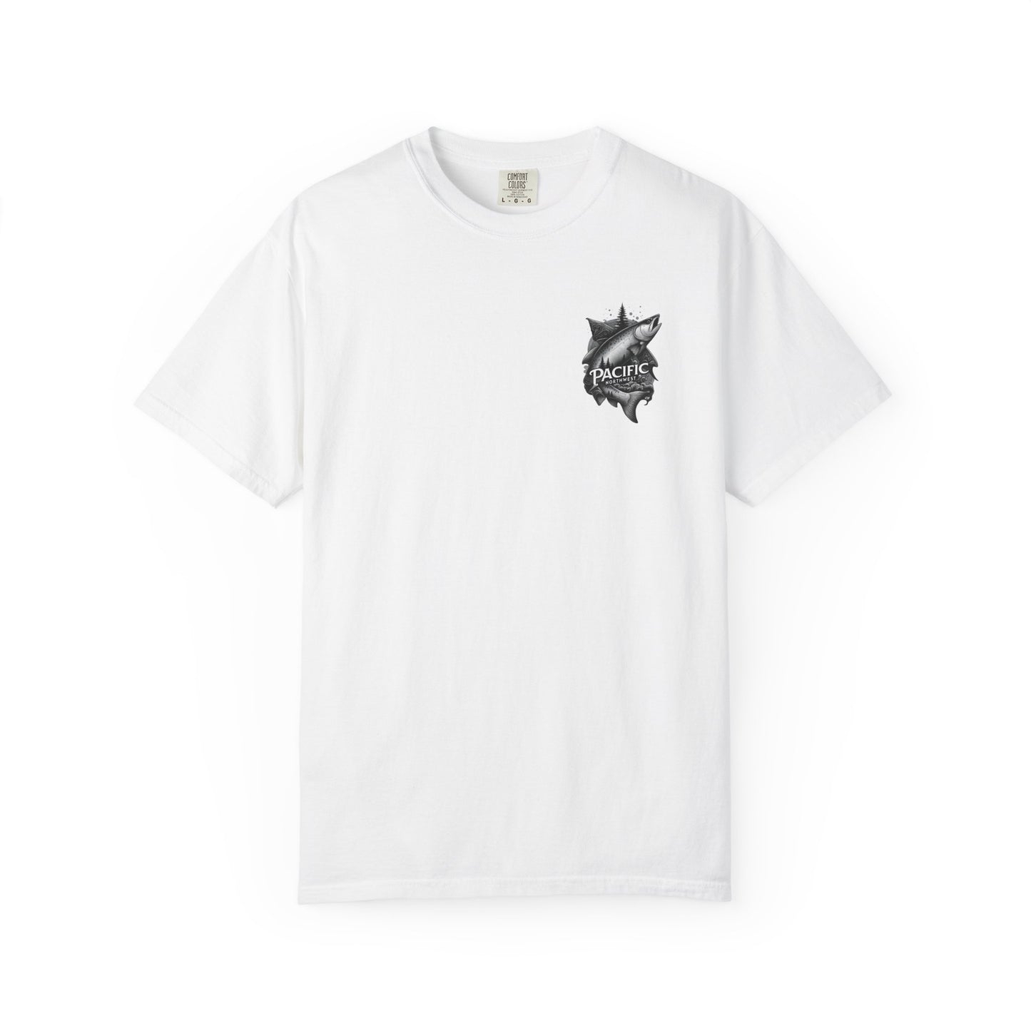 Pacific Northwest Adventure T-shirt, Unisex Graphic Tee, Fishing Lover Gift, Nature Apparel, Outdoor Enthusiast Shirt