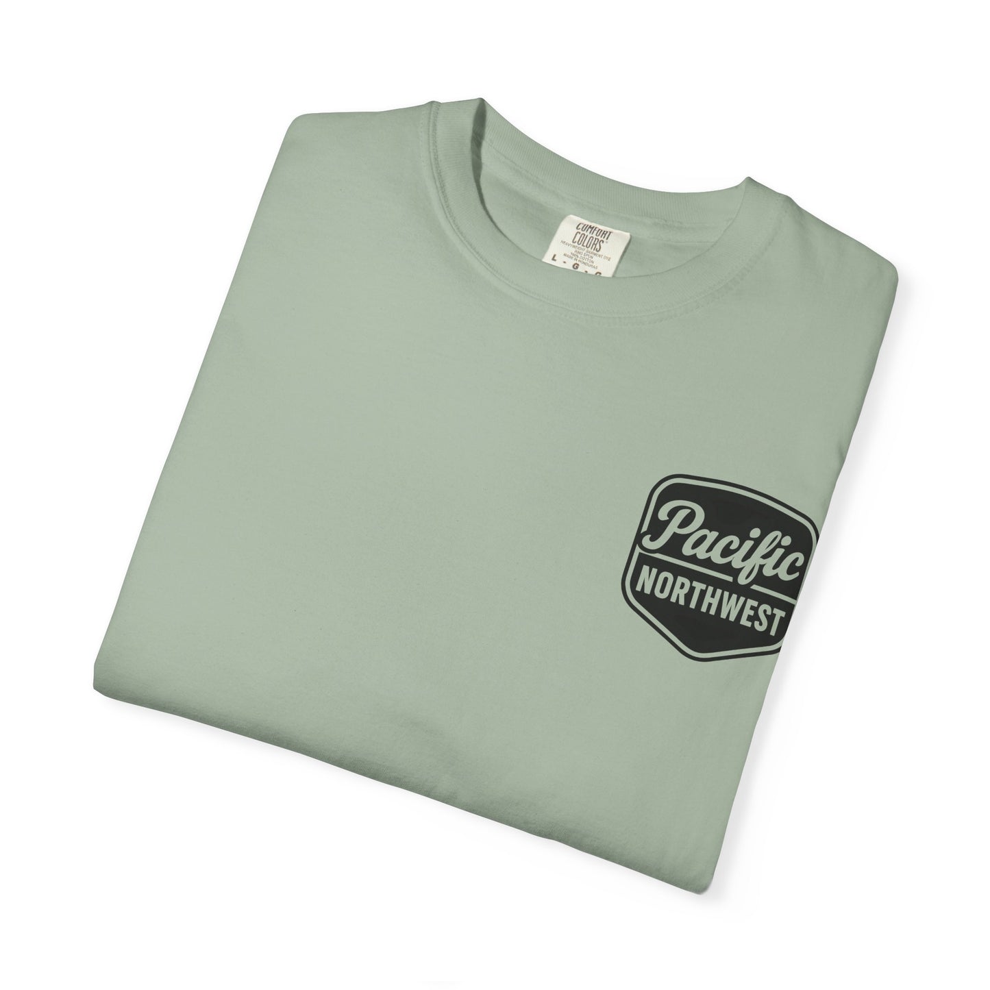 Unisex Garment-Dyed T-shirt with Pacific Northwest Design, Casual Wear, Outdoor Adventure Tee, Summer Vacation Top, Gift for Nature Lovers