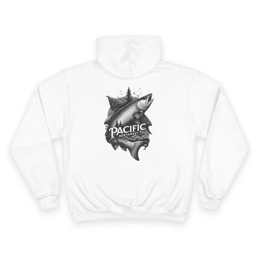 Pacific Fish Champion Hoodie - Outdoor Apparel, Fishing Gift, Nature Lover Hoodie, Adventure Gear, Casual Wear