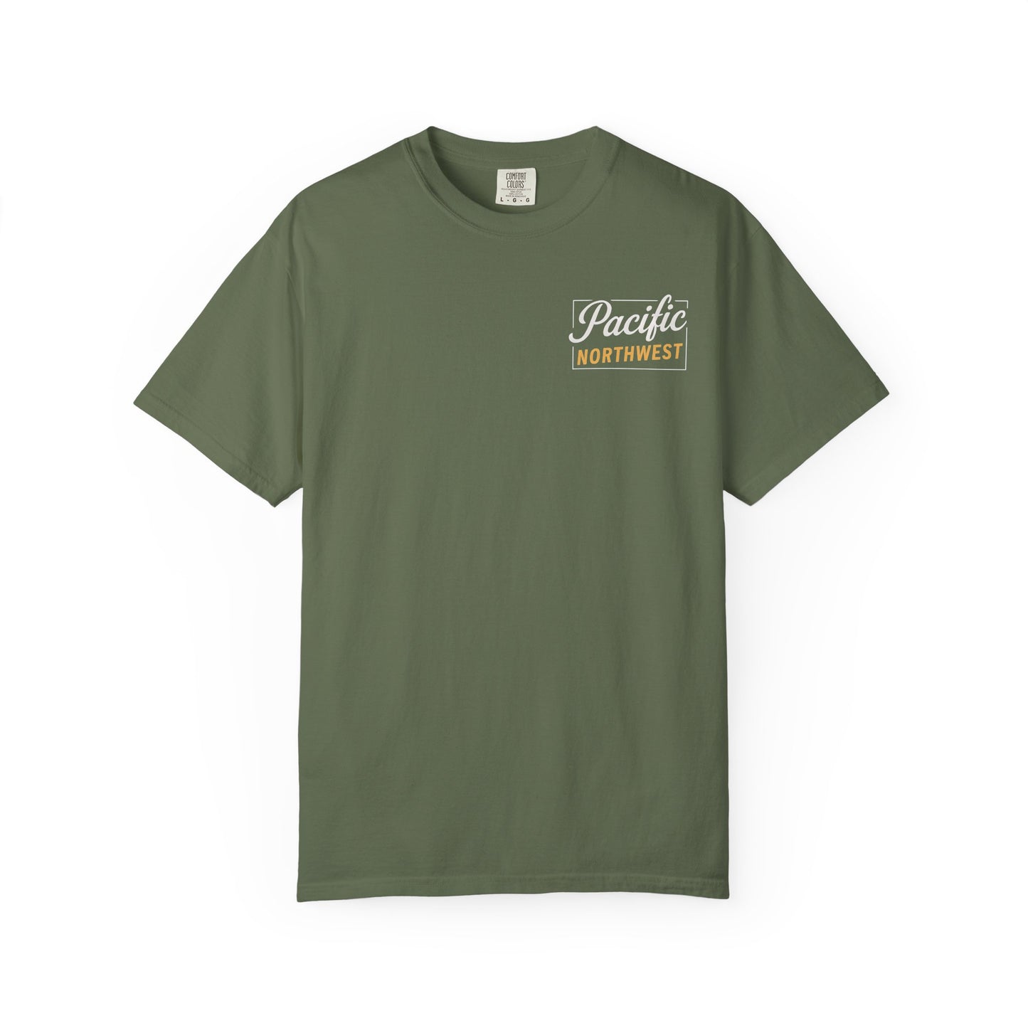 Pacific Northwest Garment-Dyed T-Shirt, Casual Tee, Soft Cotton Shirt, Outdoor Adventure Apparel, Gift for Nature Lovers, Unisex Fashion